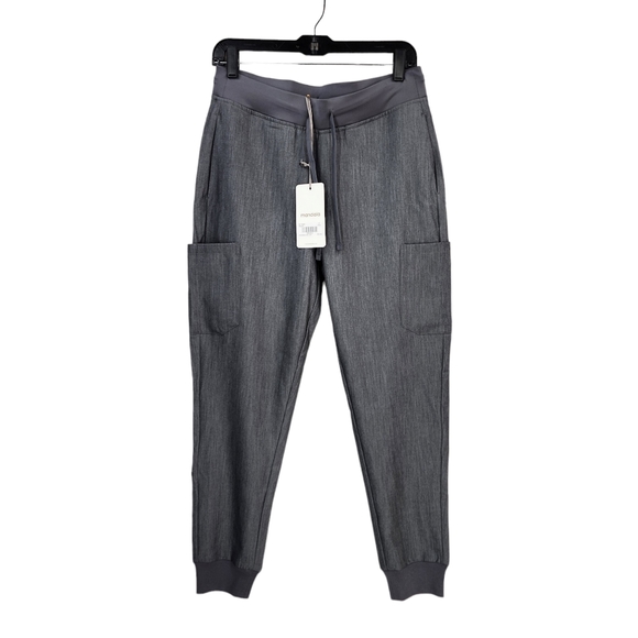 Mandala Women's Gray High Waisted Joggers - S - Picture 2 of 7